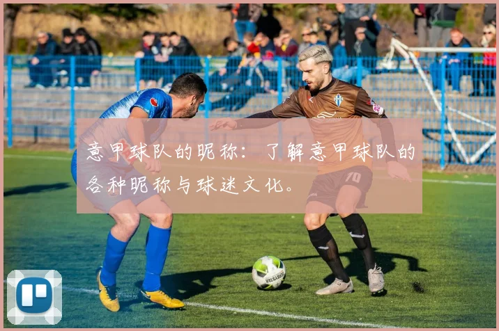 意甲球队的昵称：了解意甲球队的各种昵称与球迷文化。